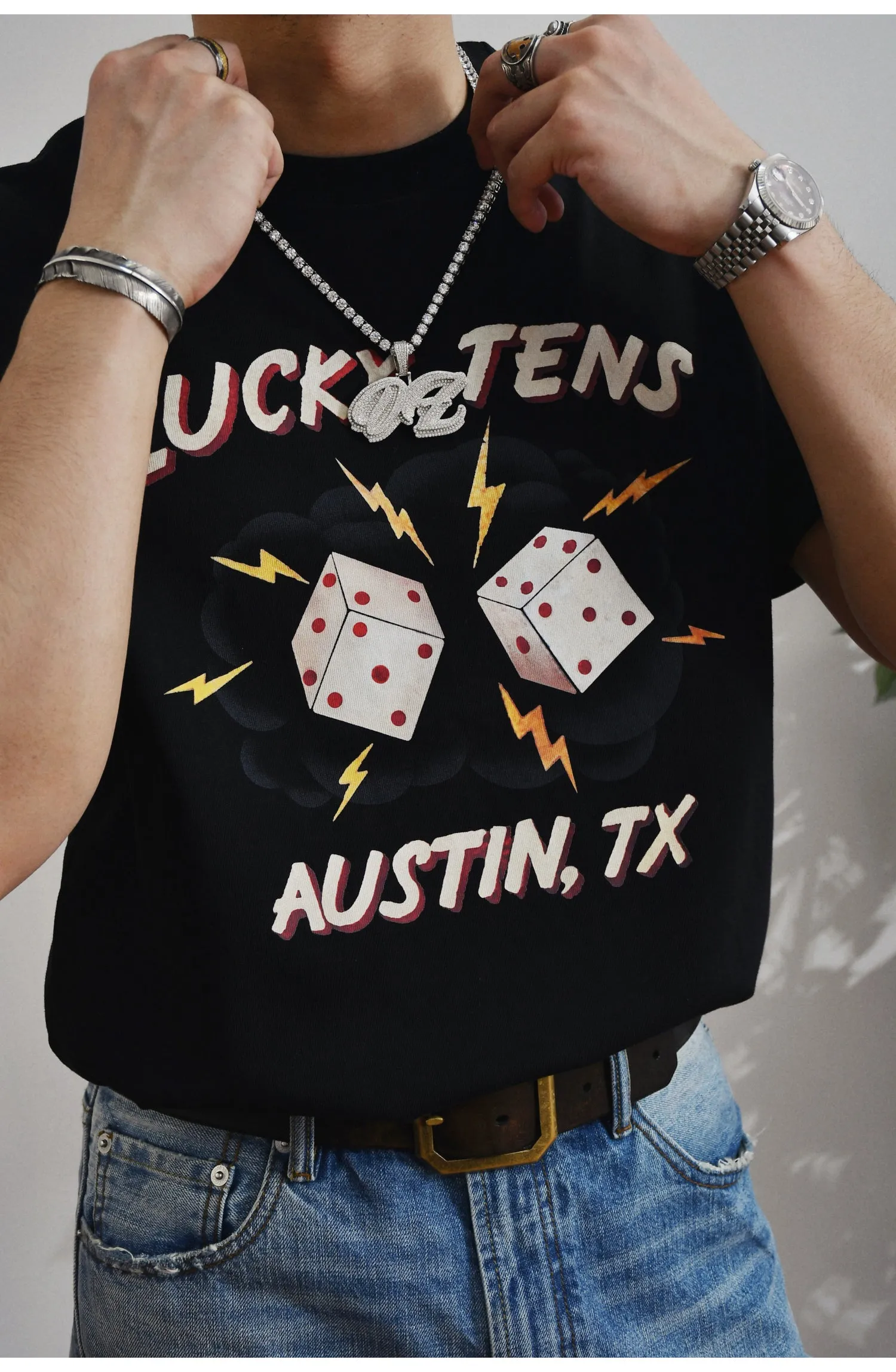 Men's Printed T-shirt Short Sleeves