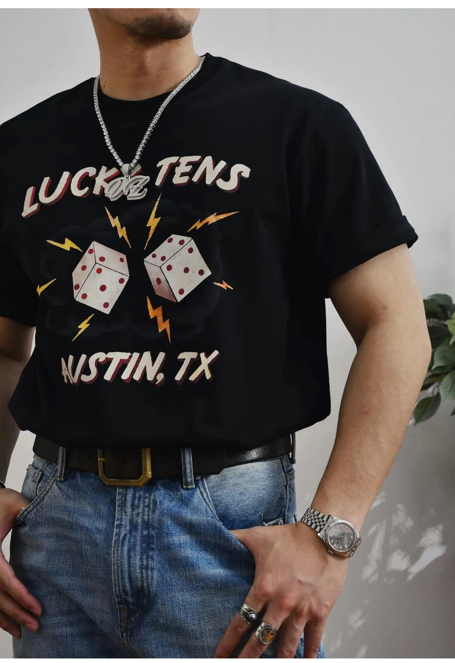Men's Printed T-shirt Short Sleeves