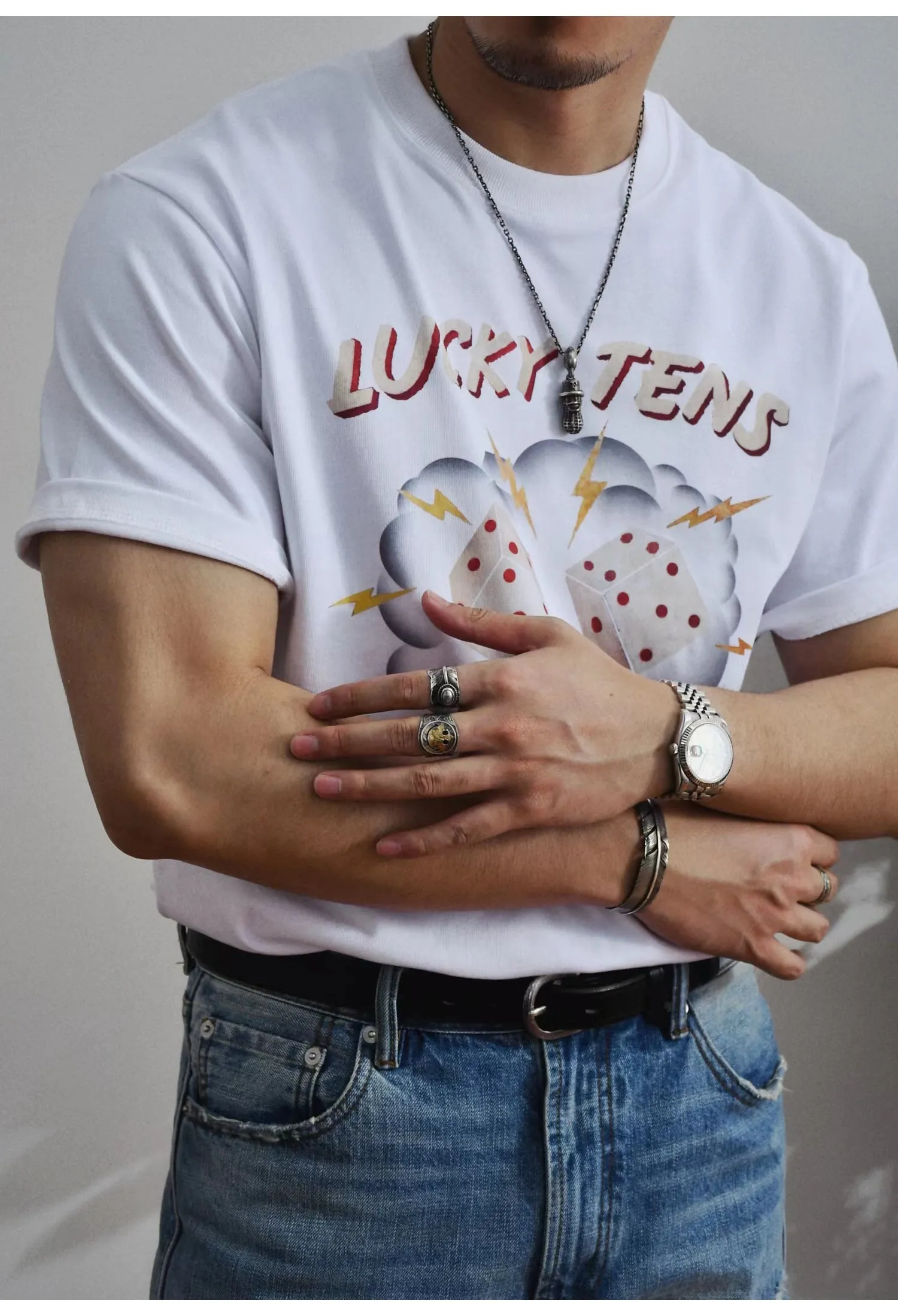 Men's Printed T-shirt Short Sleeves