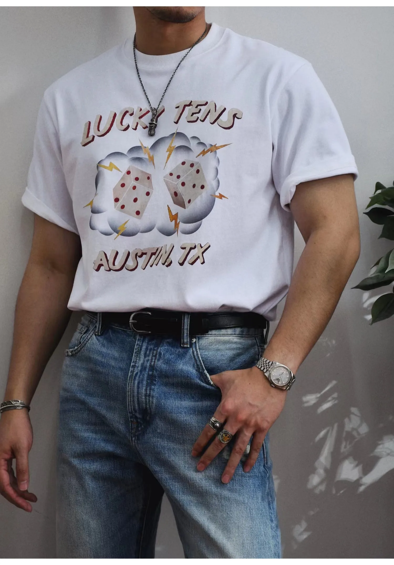 Men's Printed T-shirt Short Sleeves