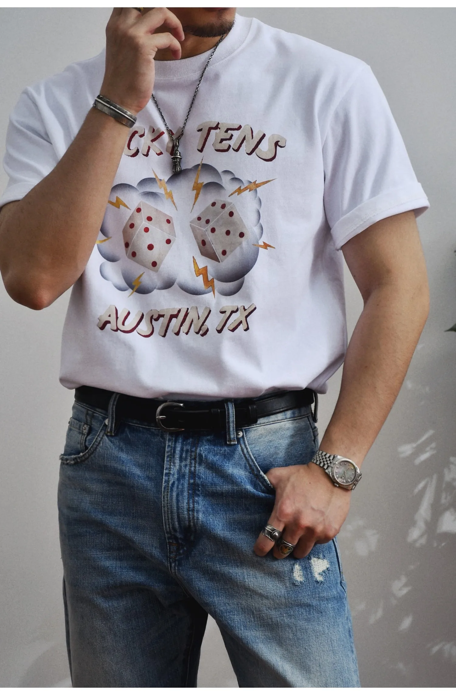 Men's Printed T-shirt Short Sleeves