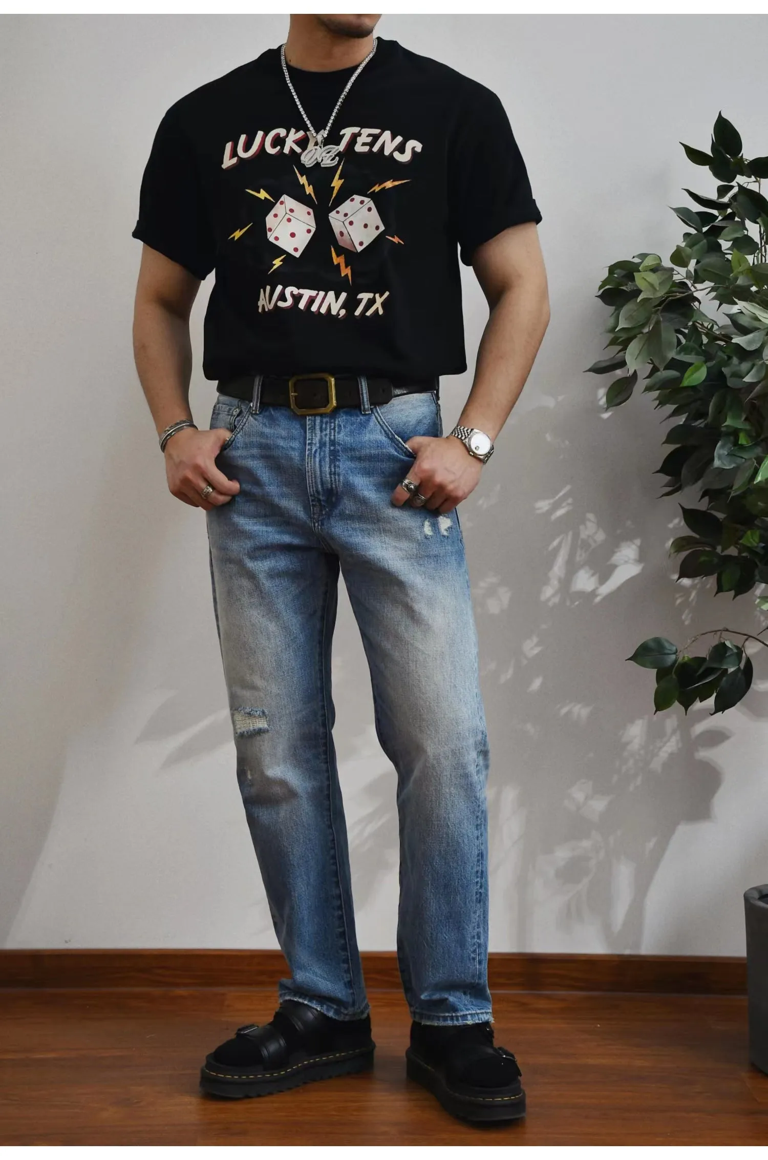 Men's Printed T-shirt Short Sleeves