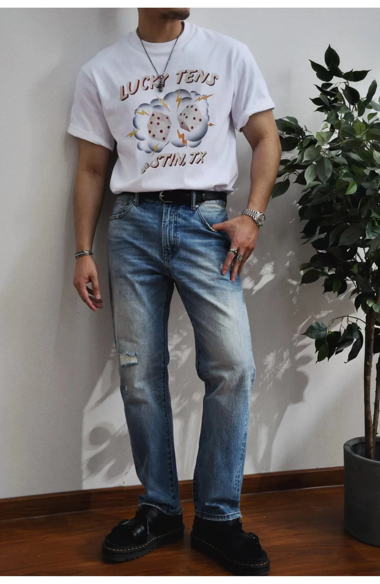 Men's Printed T-shirt Short Sleeves