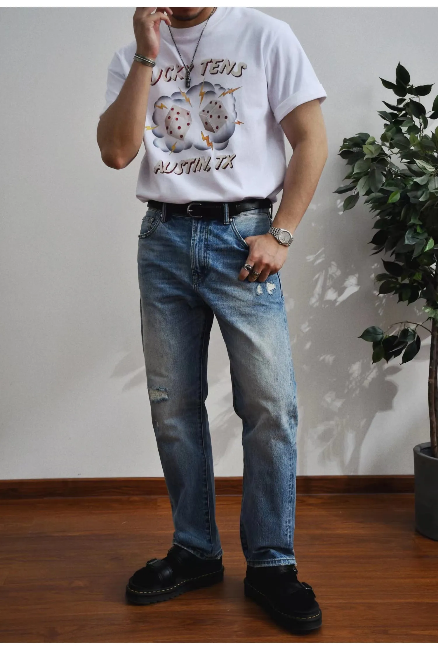Men's Printed T-shirt Short Sleeves