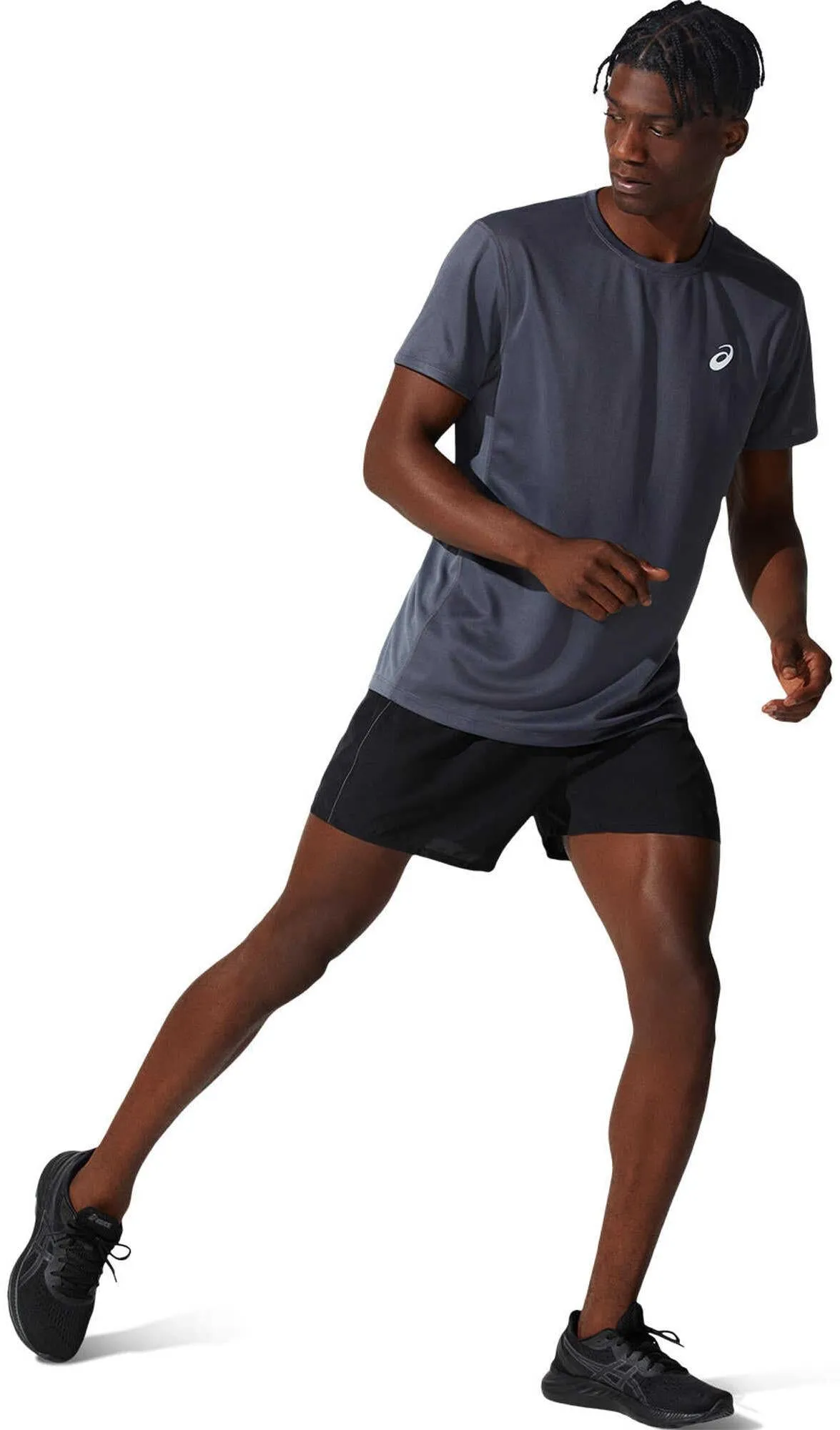 Men's Silver Short Sleeve Top