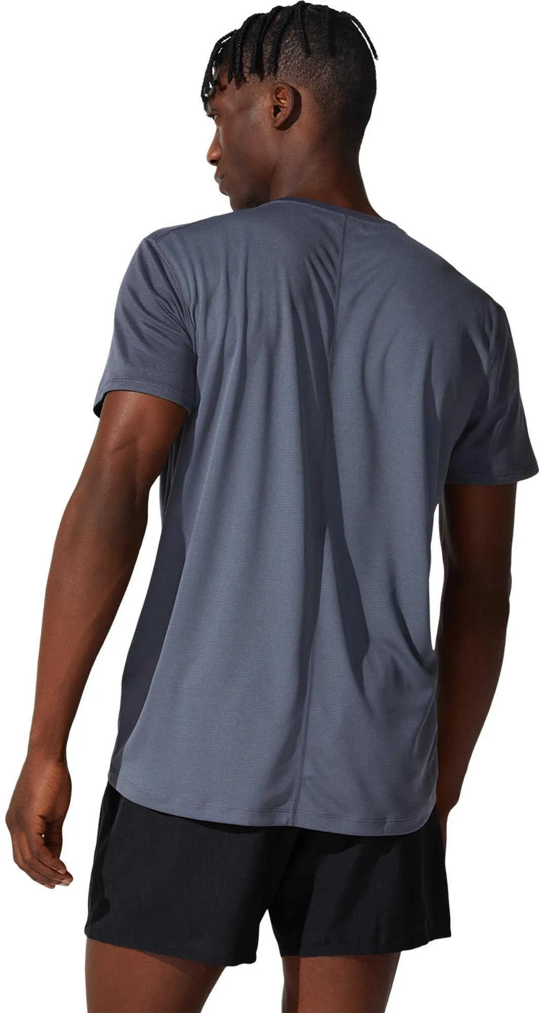 Men's Silver Short Sleeve Top