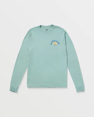 Mens Sunrise Short Sleeve Tee - Haleiwa Blue