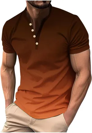 Muscularfit T-Shirts for Men Graphic Funny Short Sleeve Quarter Zipper Polo Shirt Summer Causal Stylish Gym Workout Pullover
