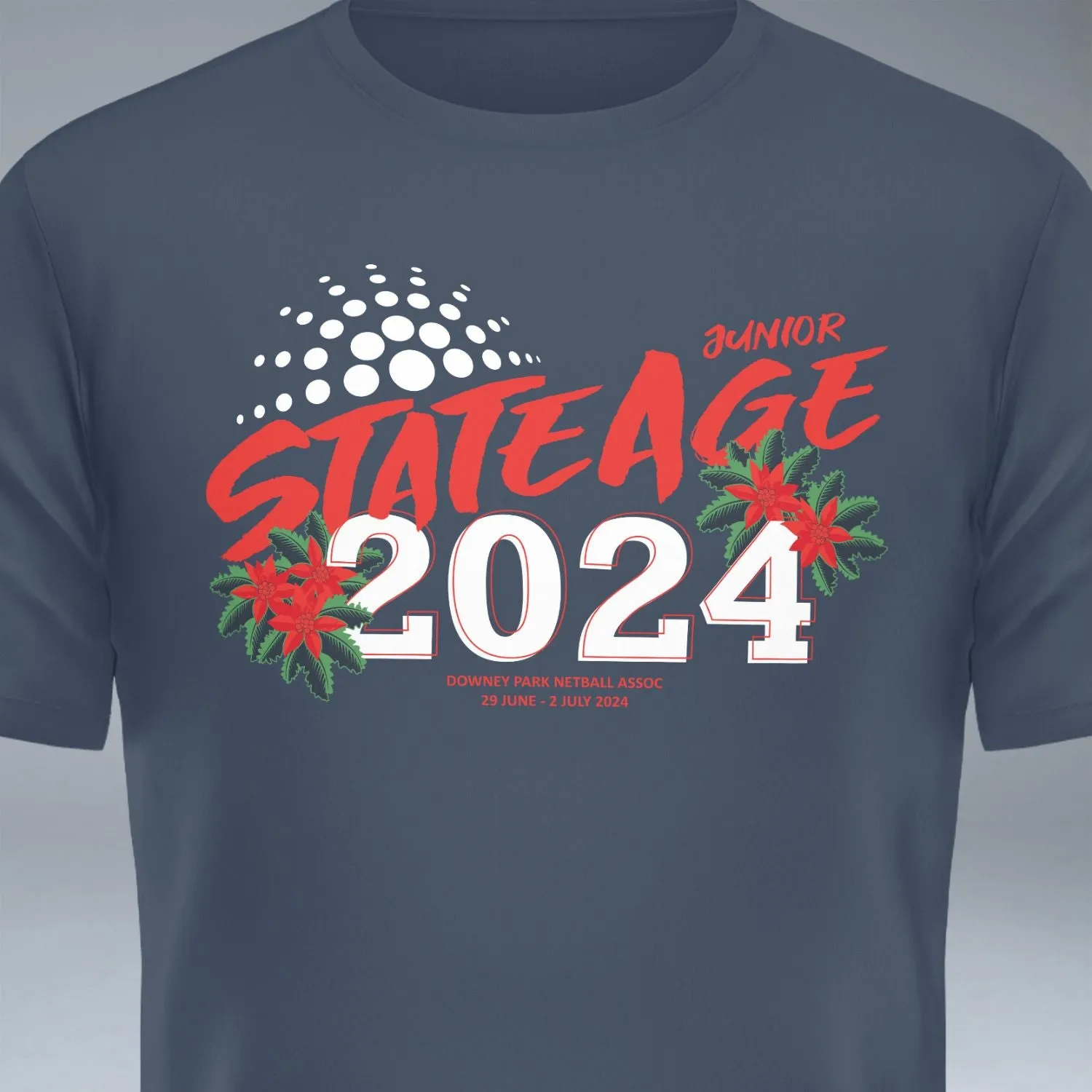 Netball QLD Junior State Age Festival Tee