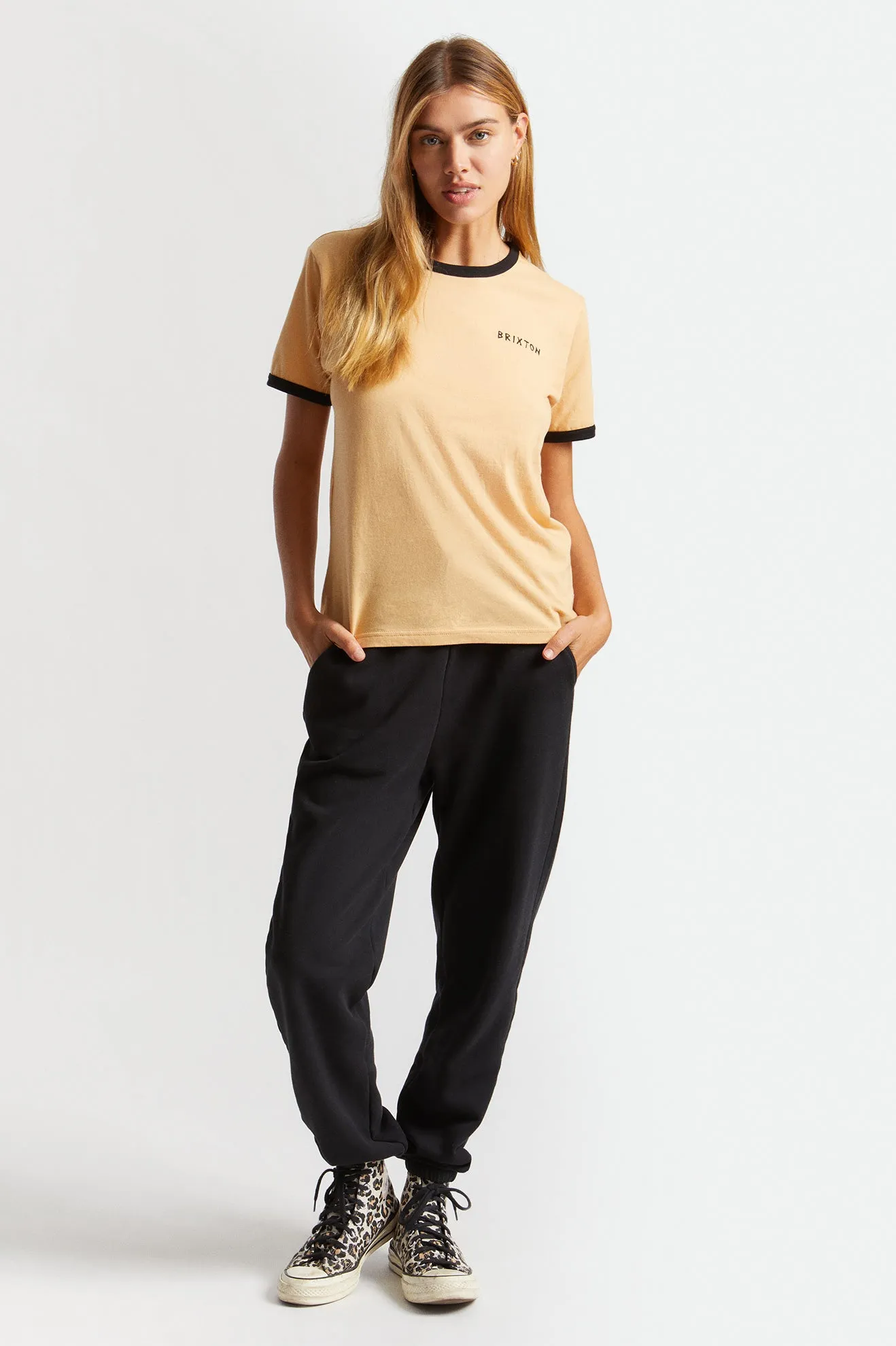 New Wave Vintage Ringer Tee - Sand