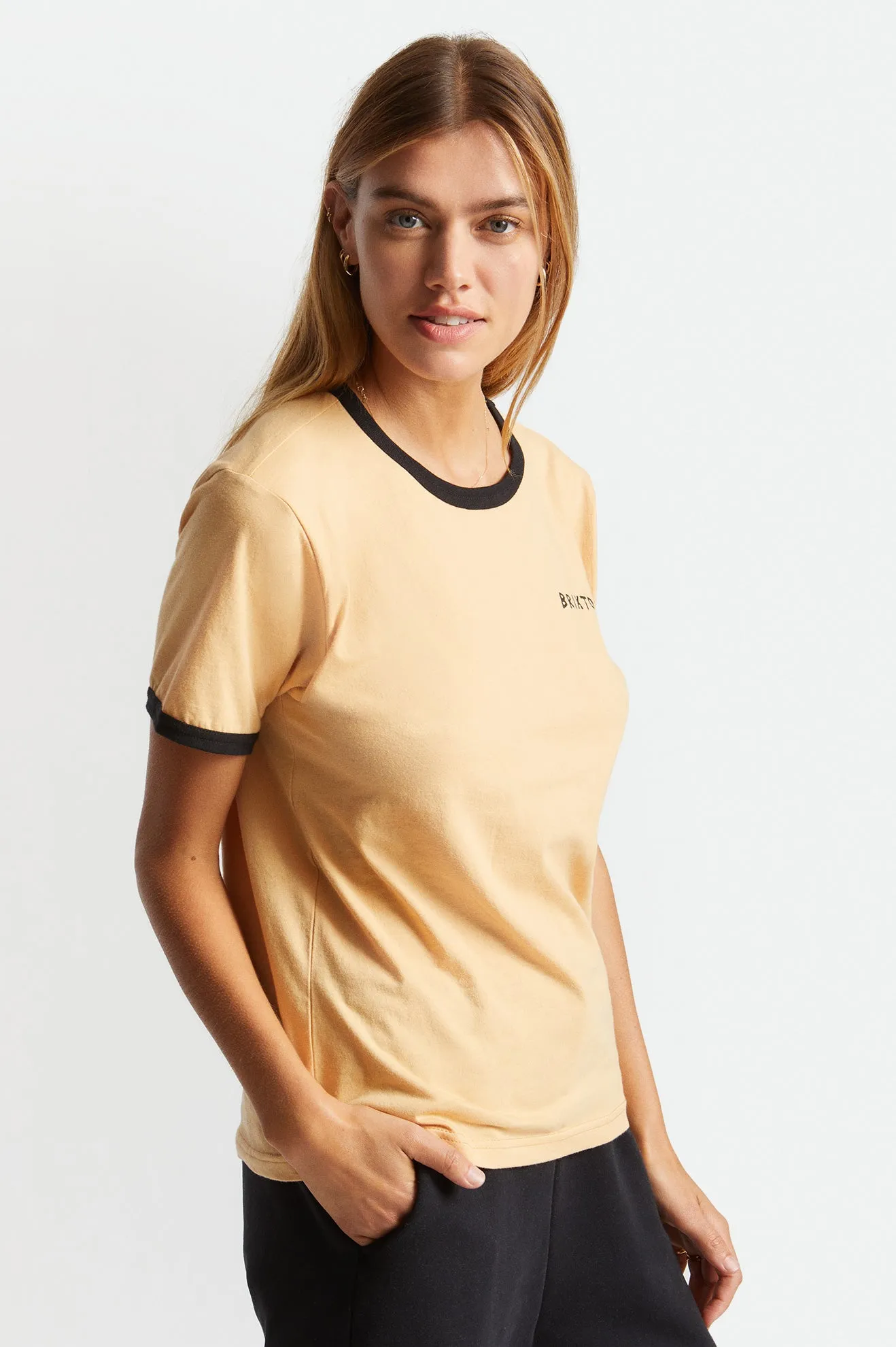 New Wave Vintage Ringer Tee - Sand