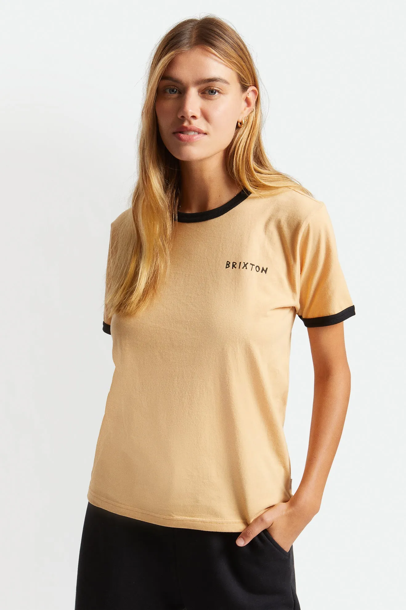 New Wave Vintage Ringer Tee - Sand