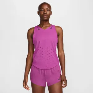 Nike AeroSwift Singlet | Hot Fuchsia / Black | Womens