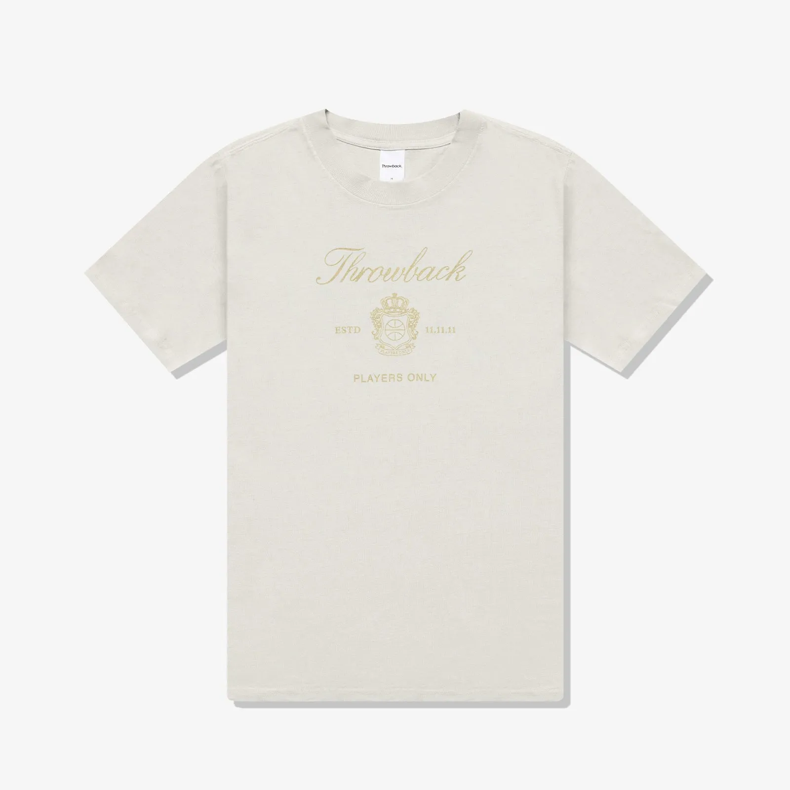 Players Only Logo T-Shirt - Faded Bone