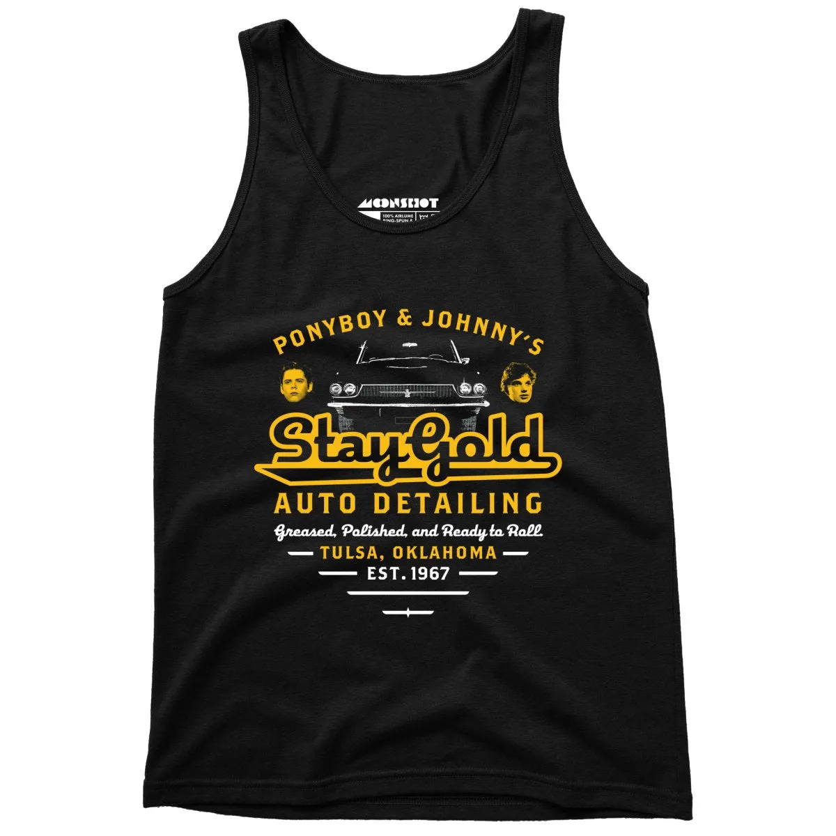 Ponyboy & Johnny's Stay Gold Auto Detailing - Unisex Tank Top