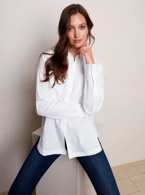 Poplin Shirt [White-C4457-441B]
