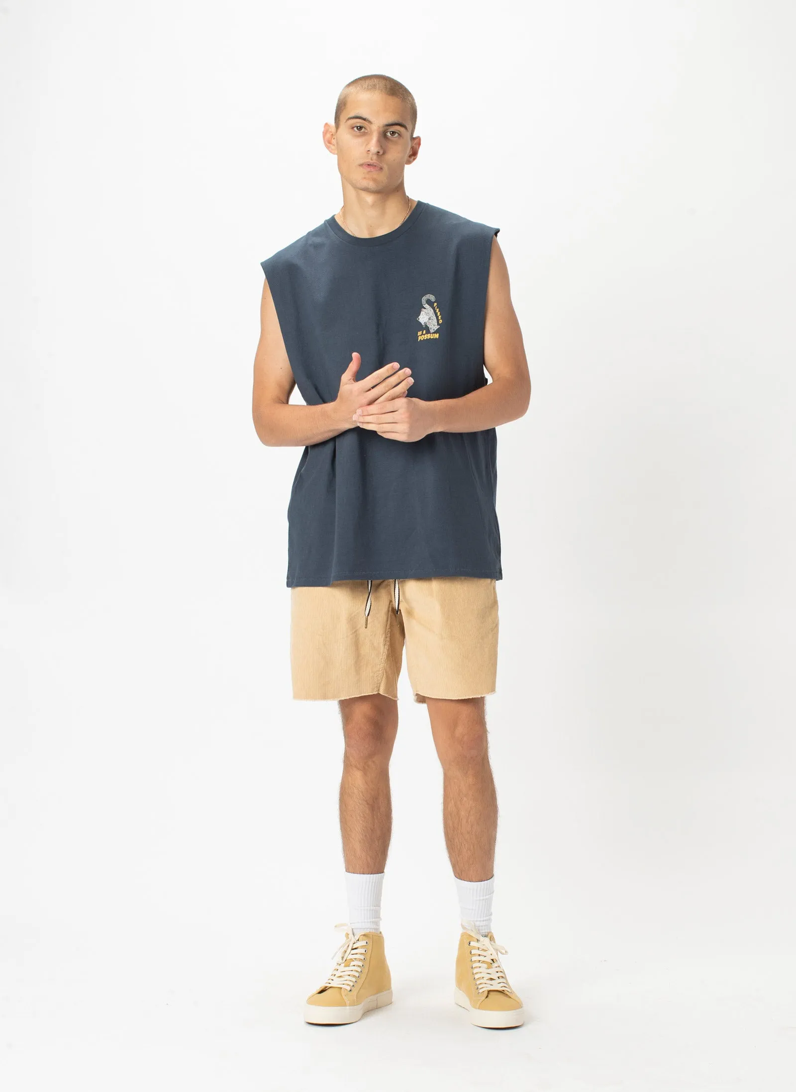 Possum Muscle Tee Slate