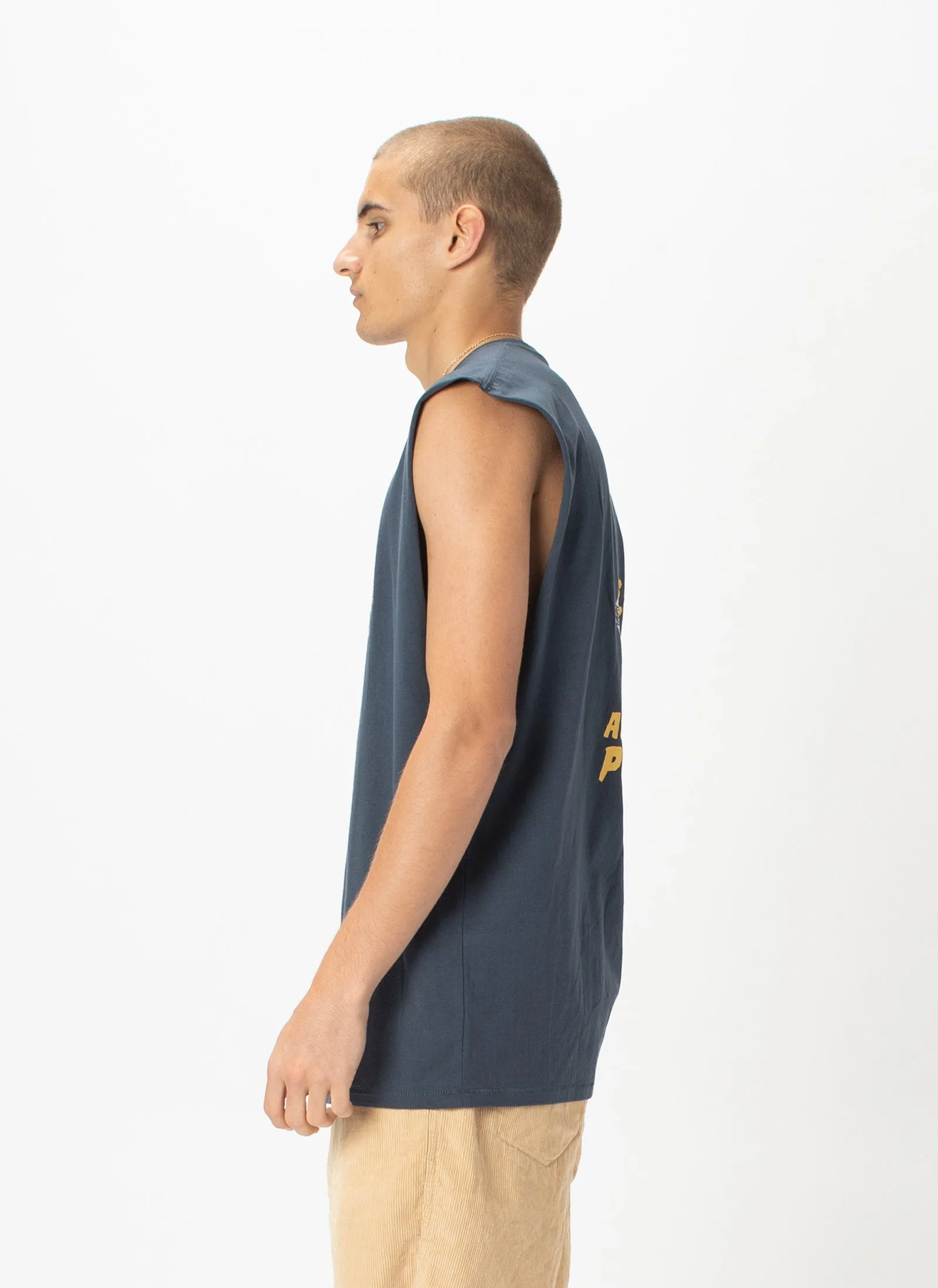 Possum Muscle Tee Slate