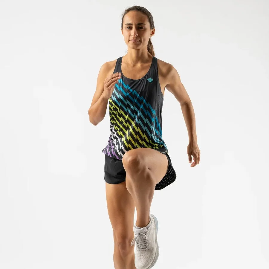 rabbit Go Time Tank | Multi Lightning | Womens