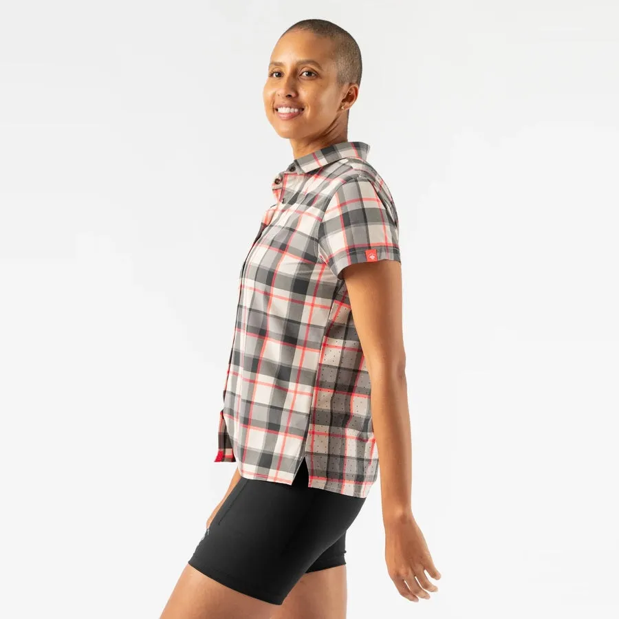 rabbit High Country Short Sleeve Shirt | December Sky Plaid | Womens