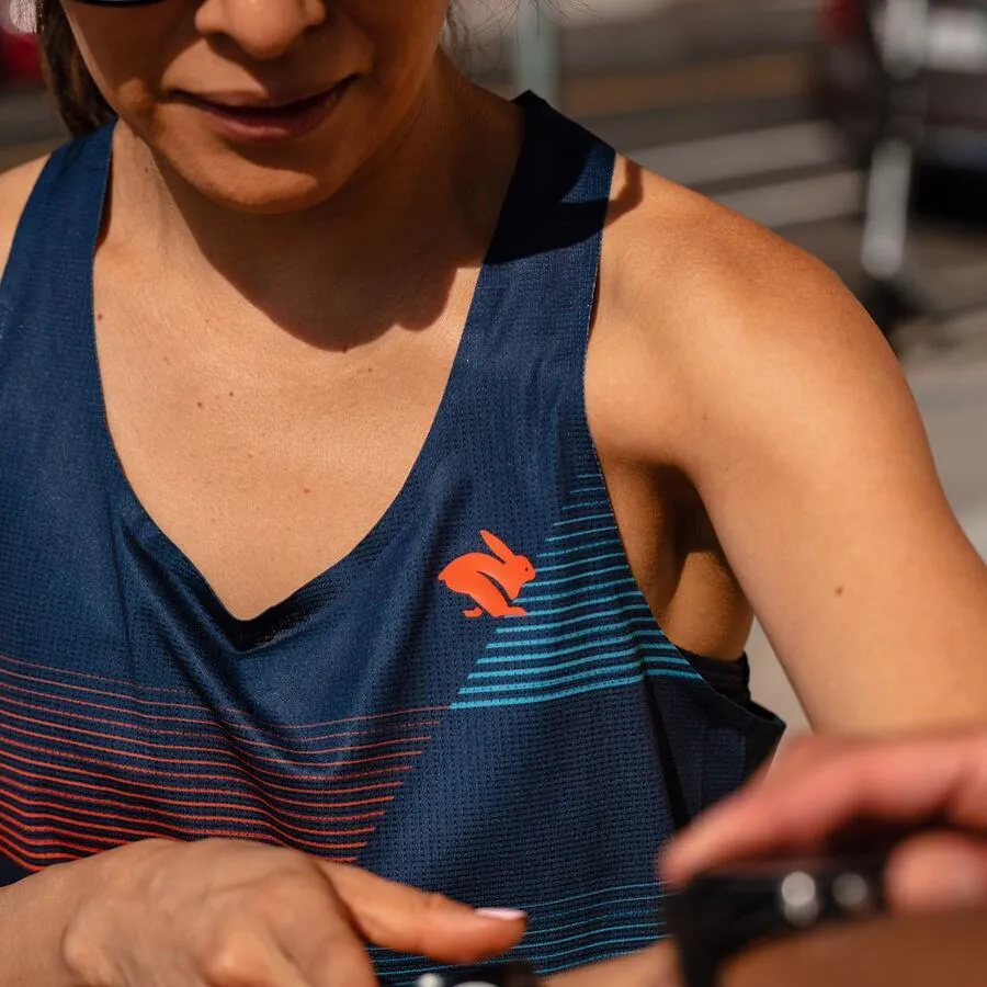 rabbit Speedeez Singlet | Dress Blue | Womens