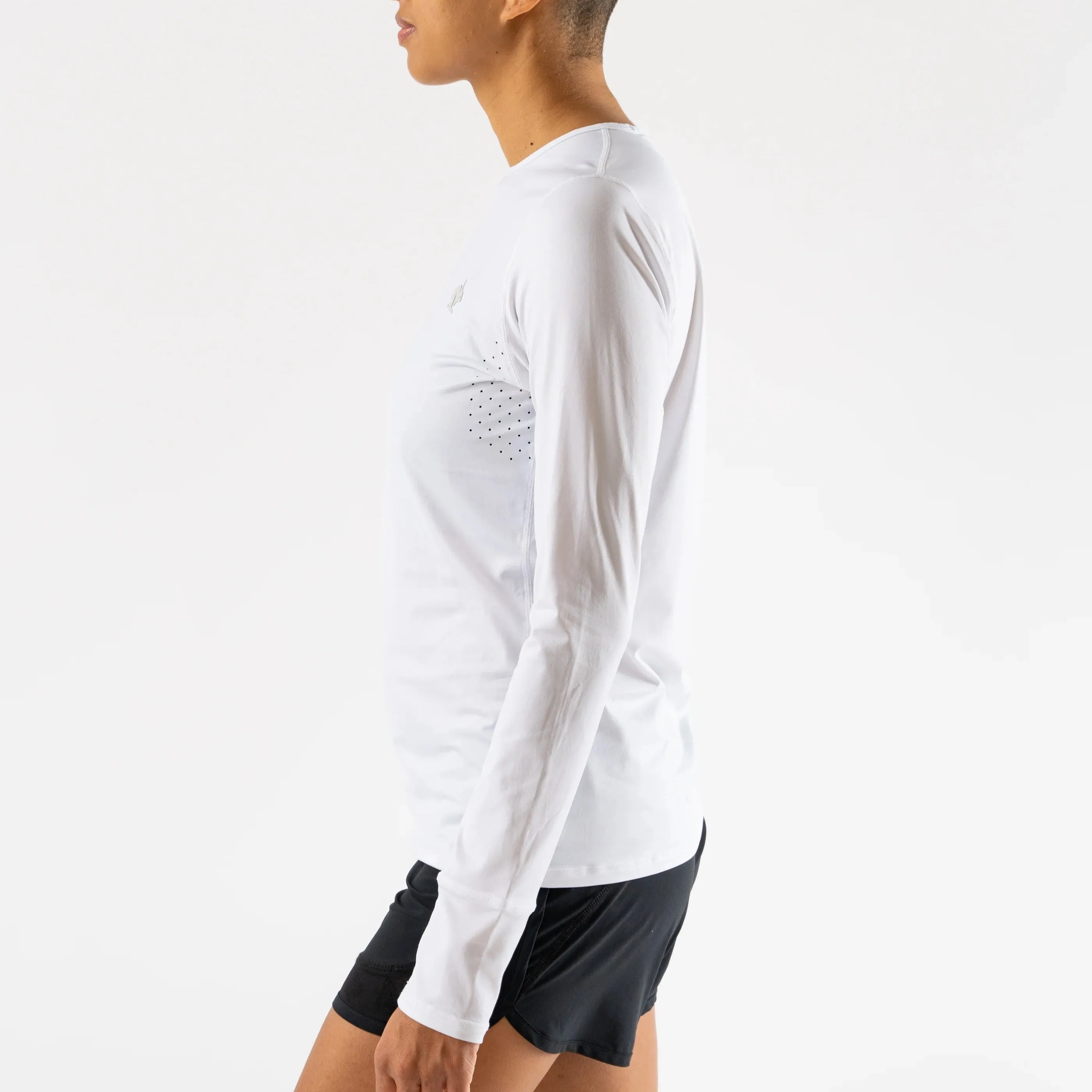 rabbit UPF Ice LS Tee | White | Womens