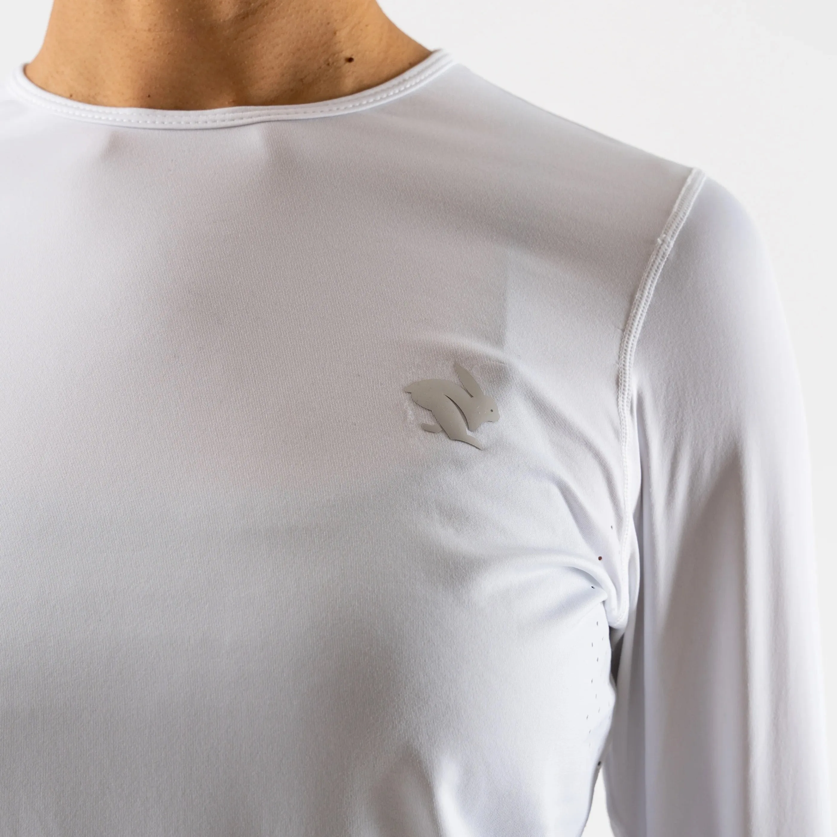 rabbit UPF Ice LS Tee | White | Womens