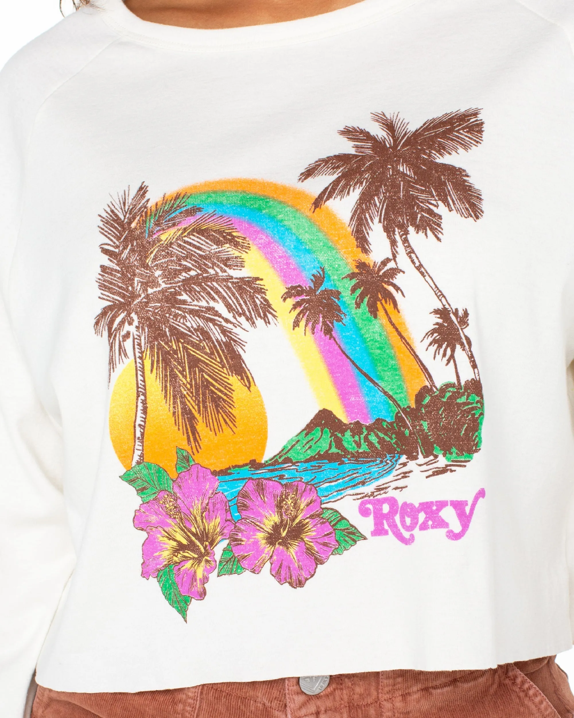 Rainbow Beach T-Shirt - Egret