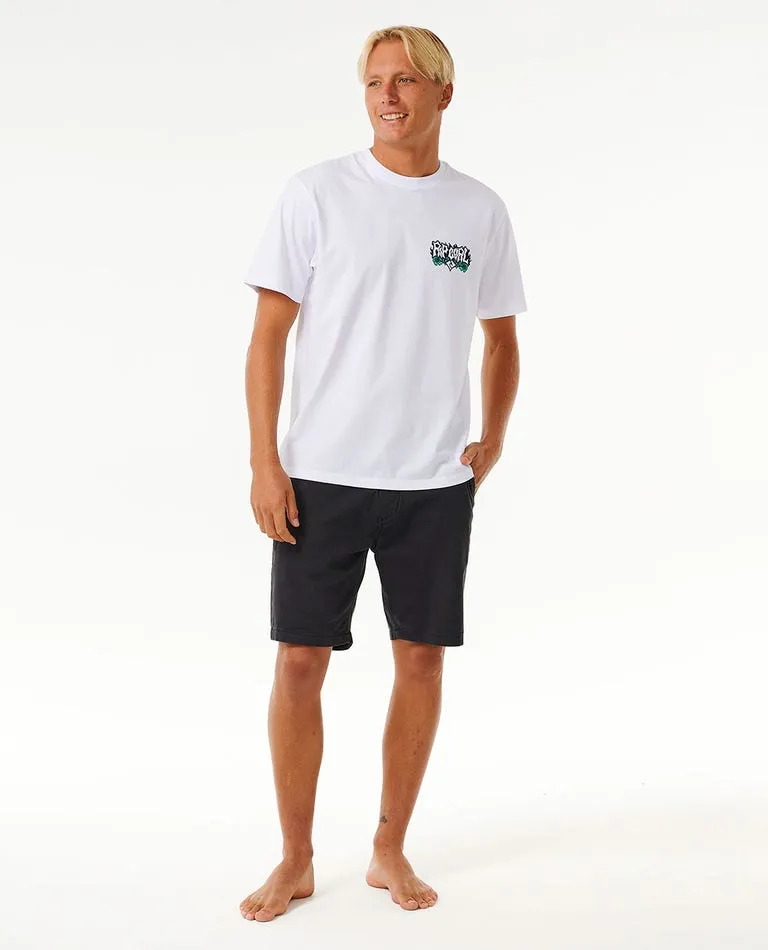 Rip Curl Skull Slob Tee-White