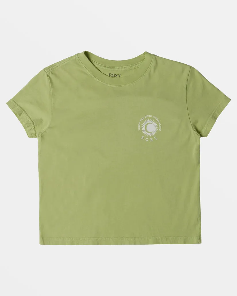 Roxy Girls Solstice Tee-Margarita