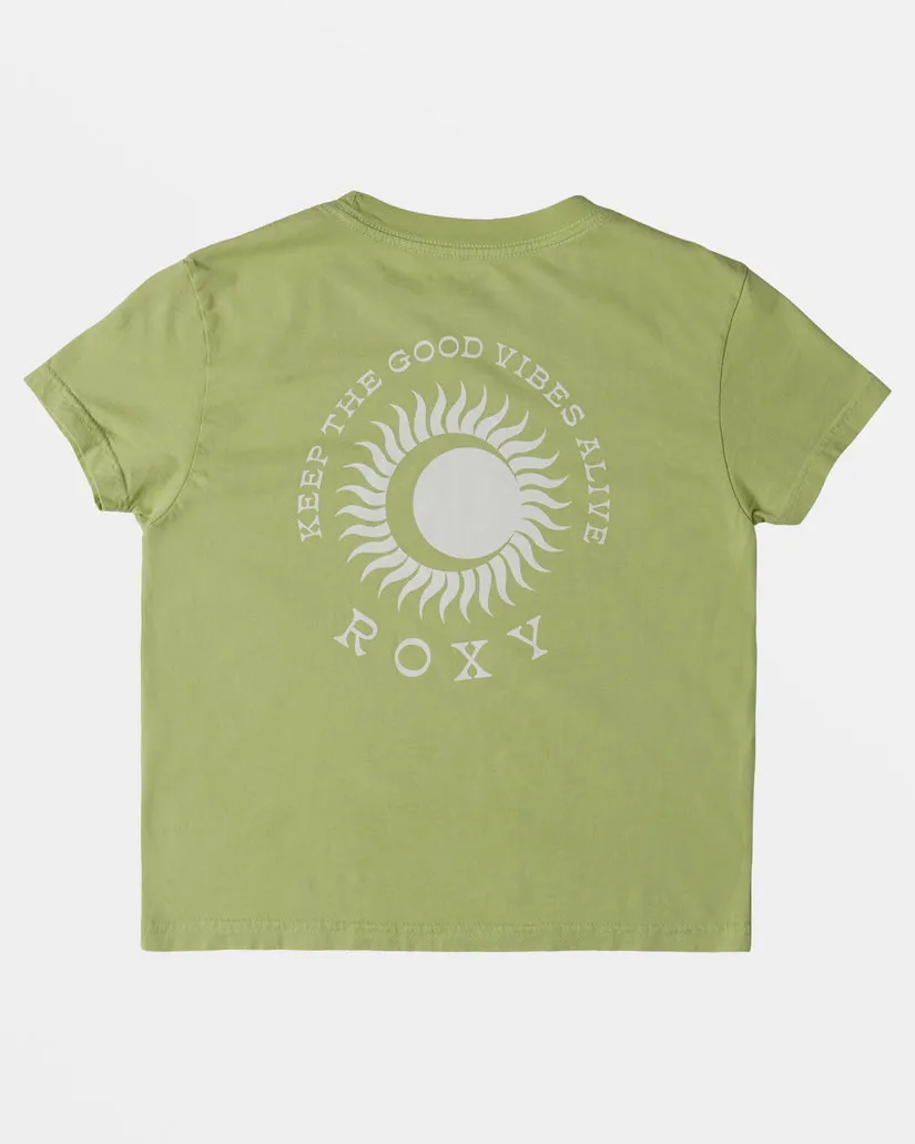 Roxy Girls Solstice Tee-Margarita