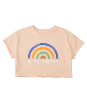 Roxy Rainbow Road Tee-Tropical Peach