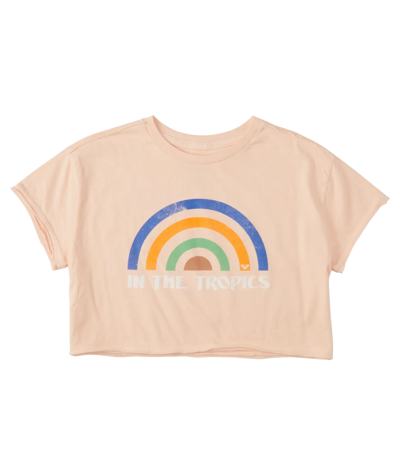 Roxy Rainbow Road Tee-Tropical Peach