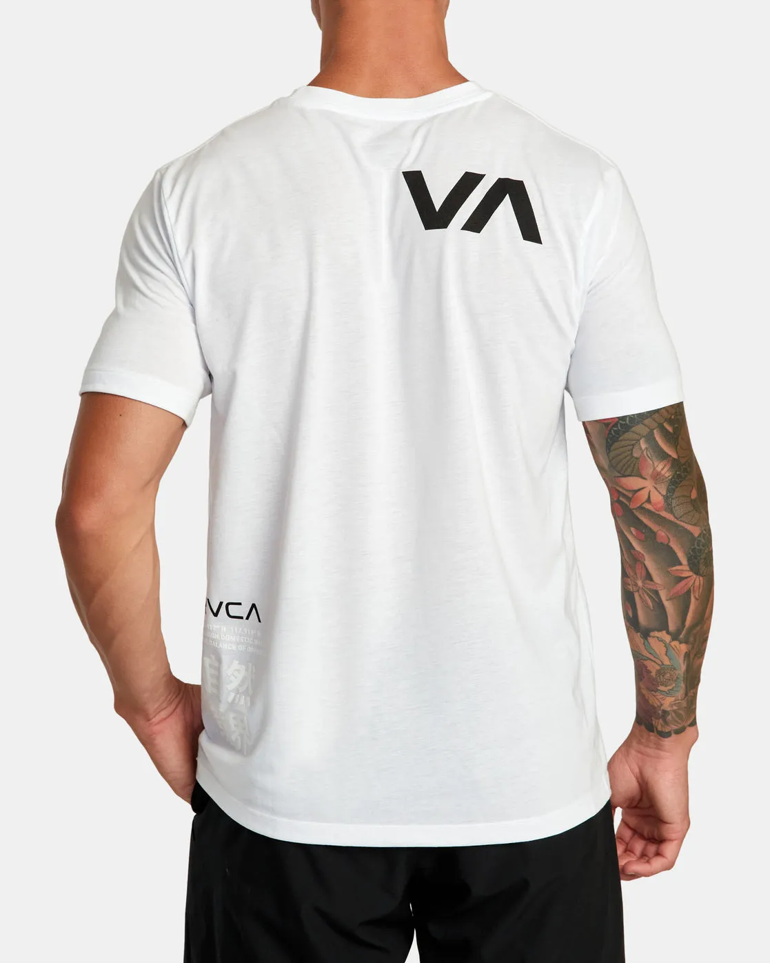RVCA Hiragana Tee - White