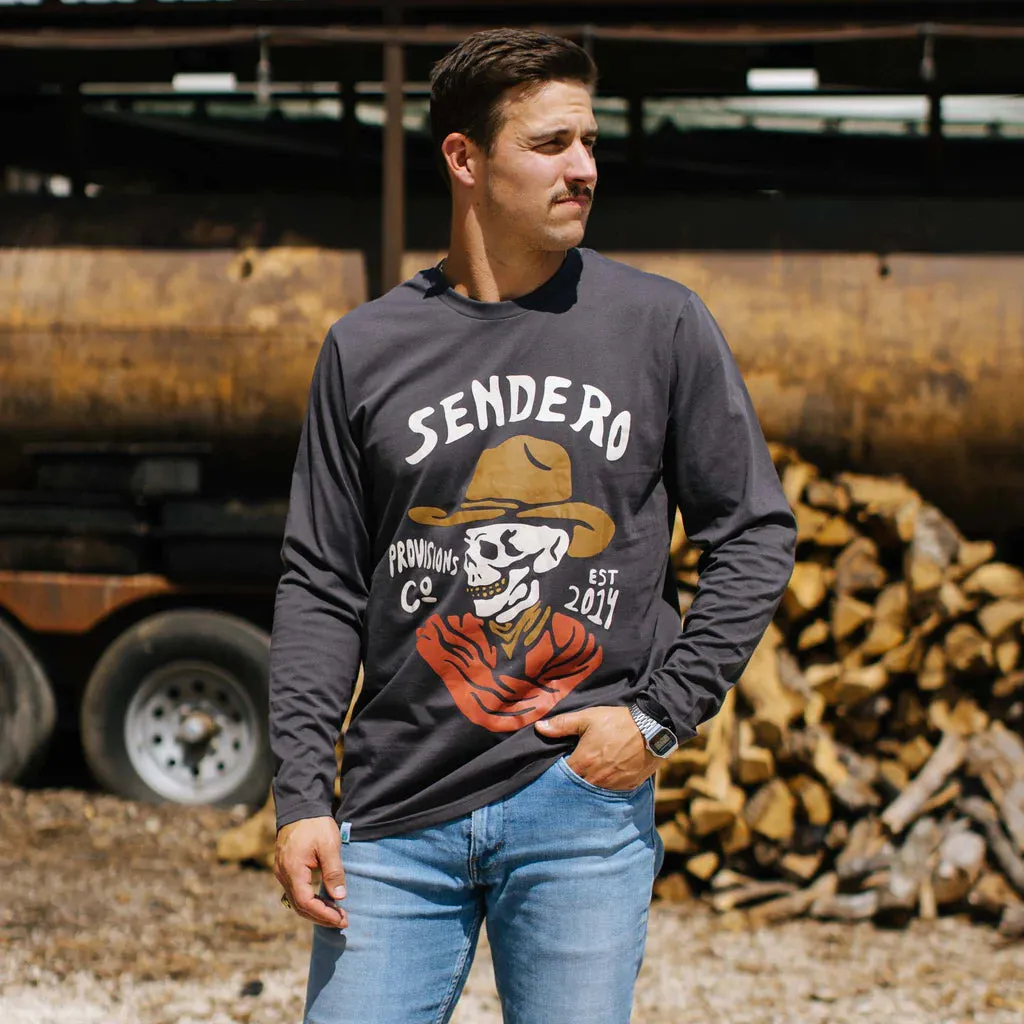 Sendero Provisions Quitado Longsleeve Tee, Vintage Black