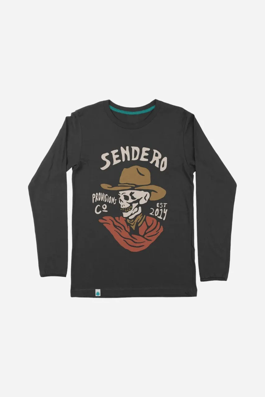 Sendero Provisions Quitado Longsleeve Tee, Vintage Black