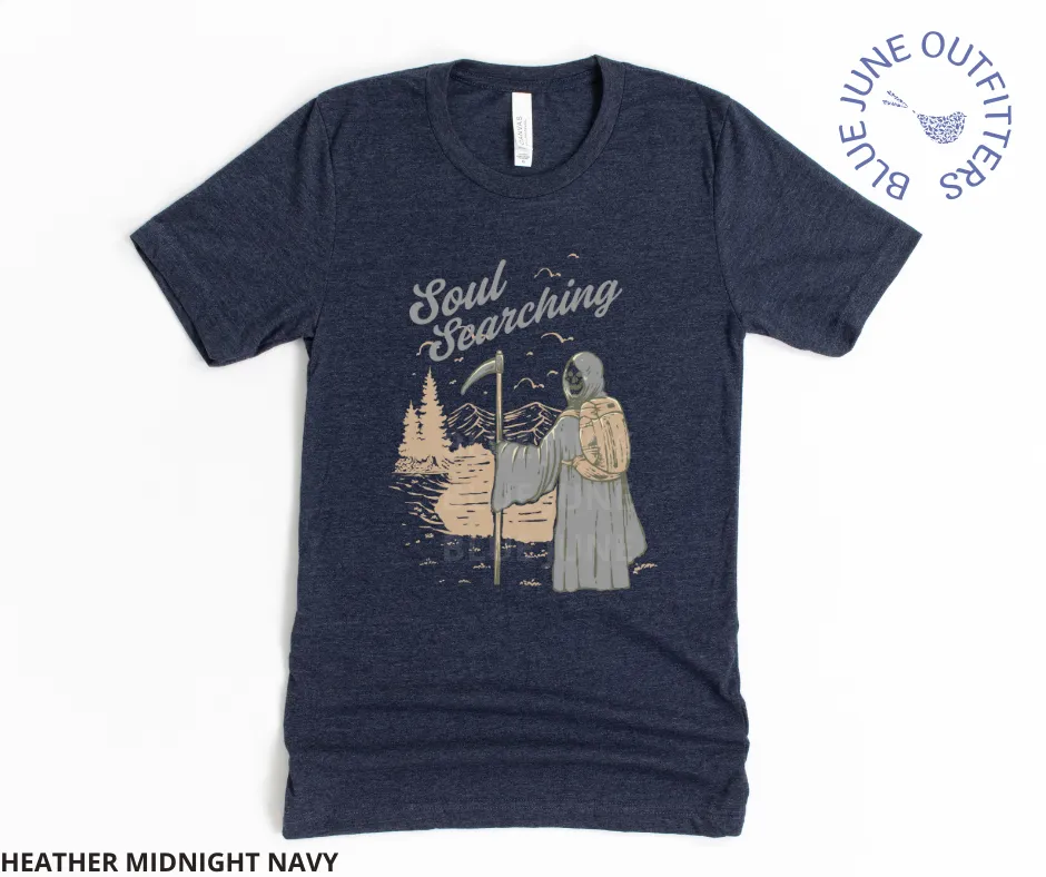 Soul Searching | Grim Reaper Hiking Tee