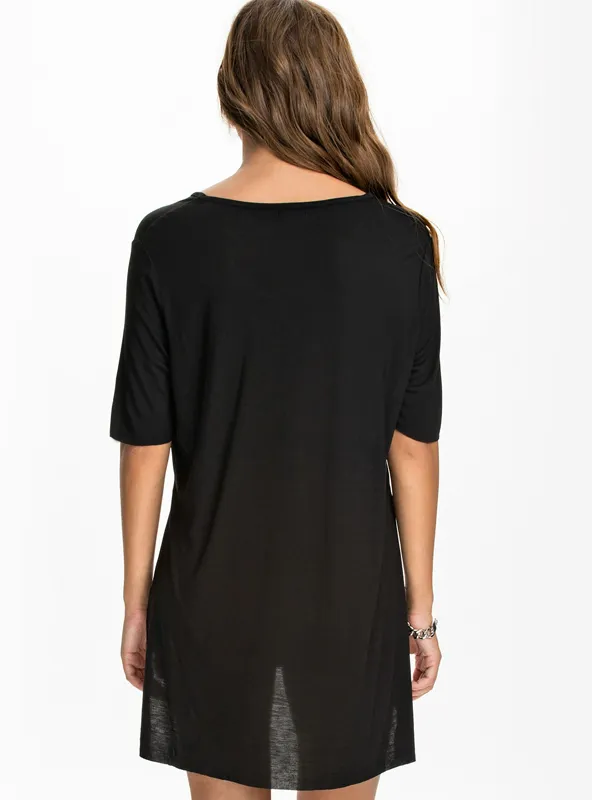 SPLIT TOPS NEW CASUAL LOOSE TEES STEPPE