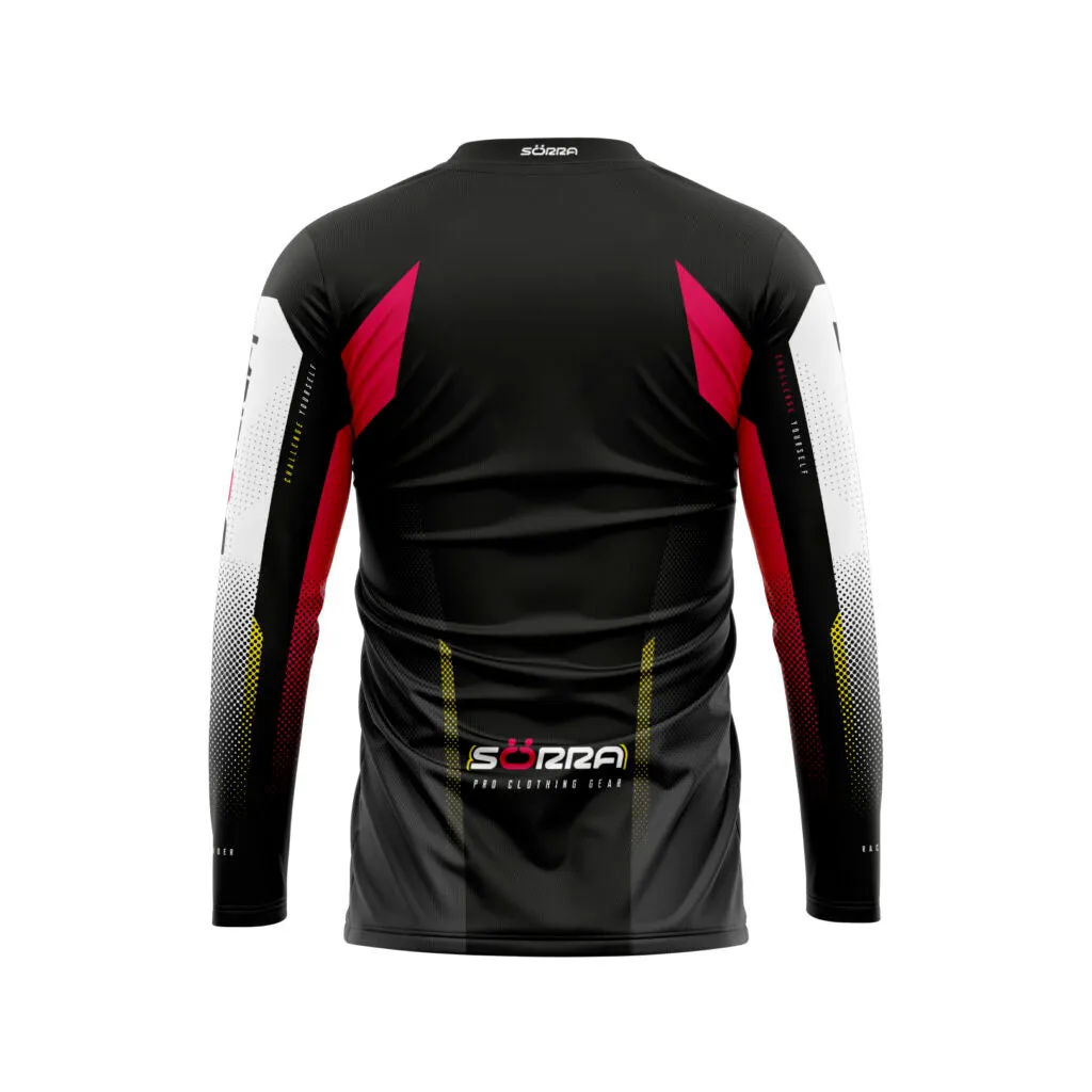 T-SHIRT TRIAL SÖRRA 2 RACING BLACK AND YELLOW