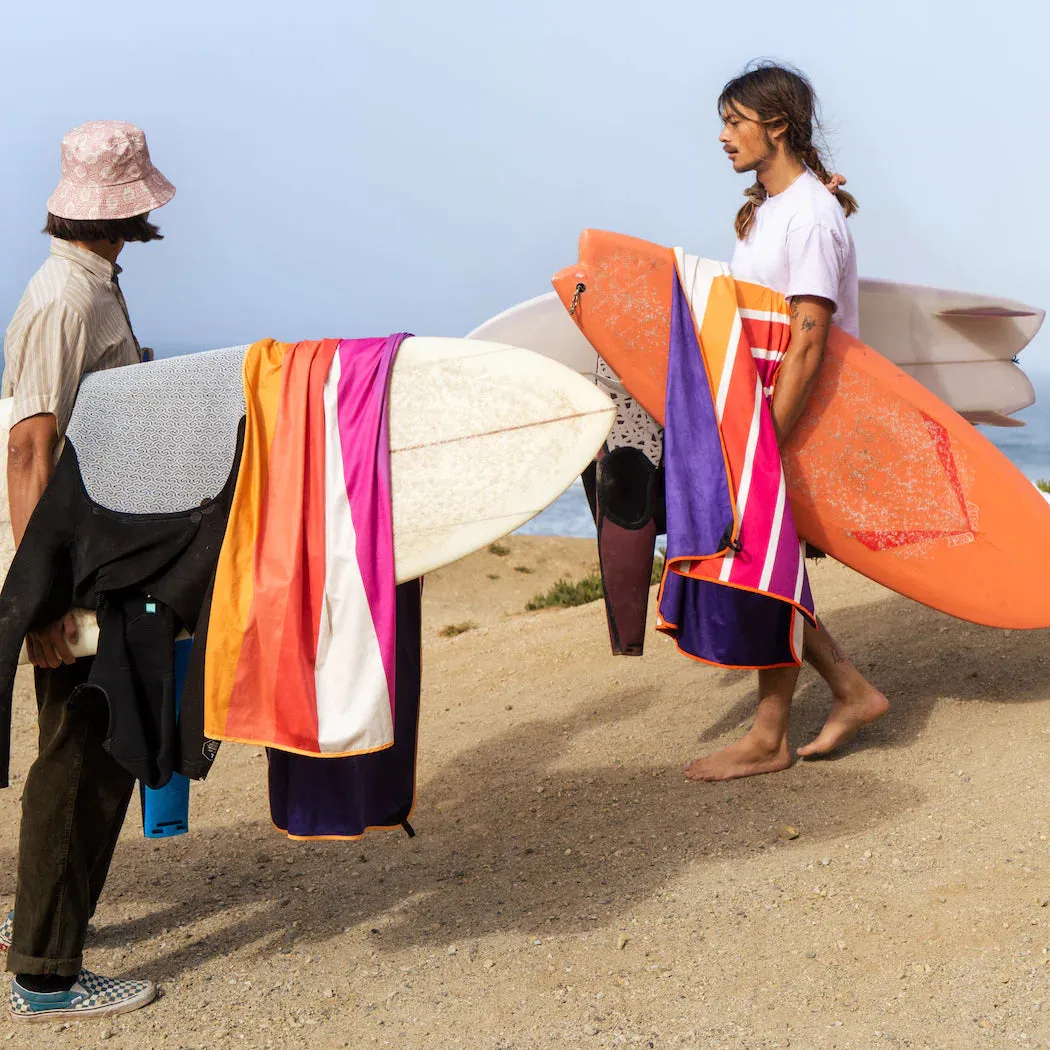 The Everywhere Towel - Retro Sunrise (The Shammy Towel)