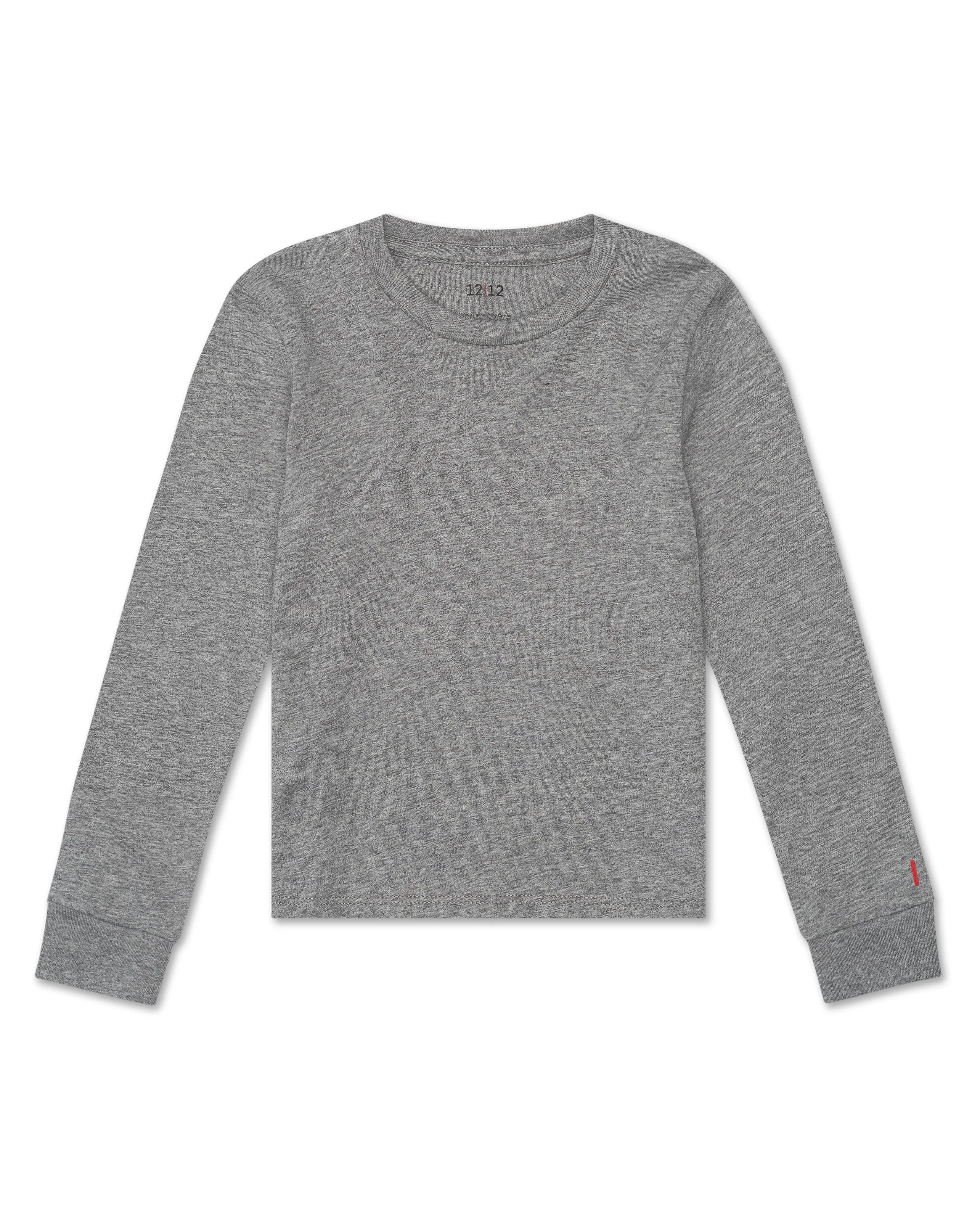 The Organic Long Sleeve Tee [Heather Grey]
