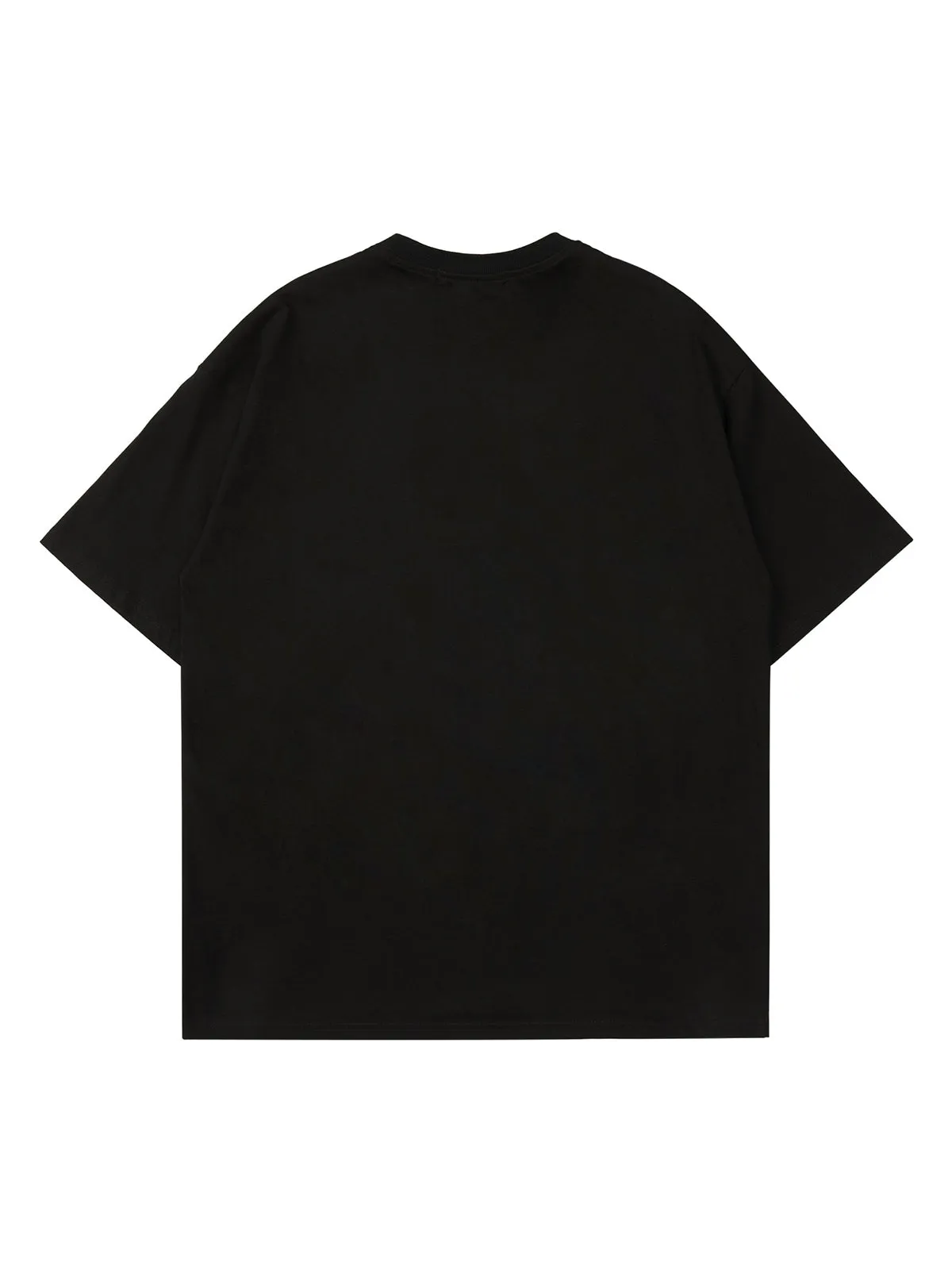 Thesupermade American Retro Letter Towel Embroidered T-shirt