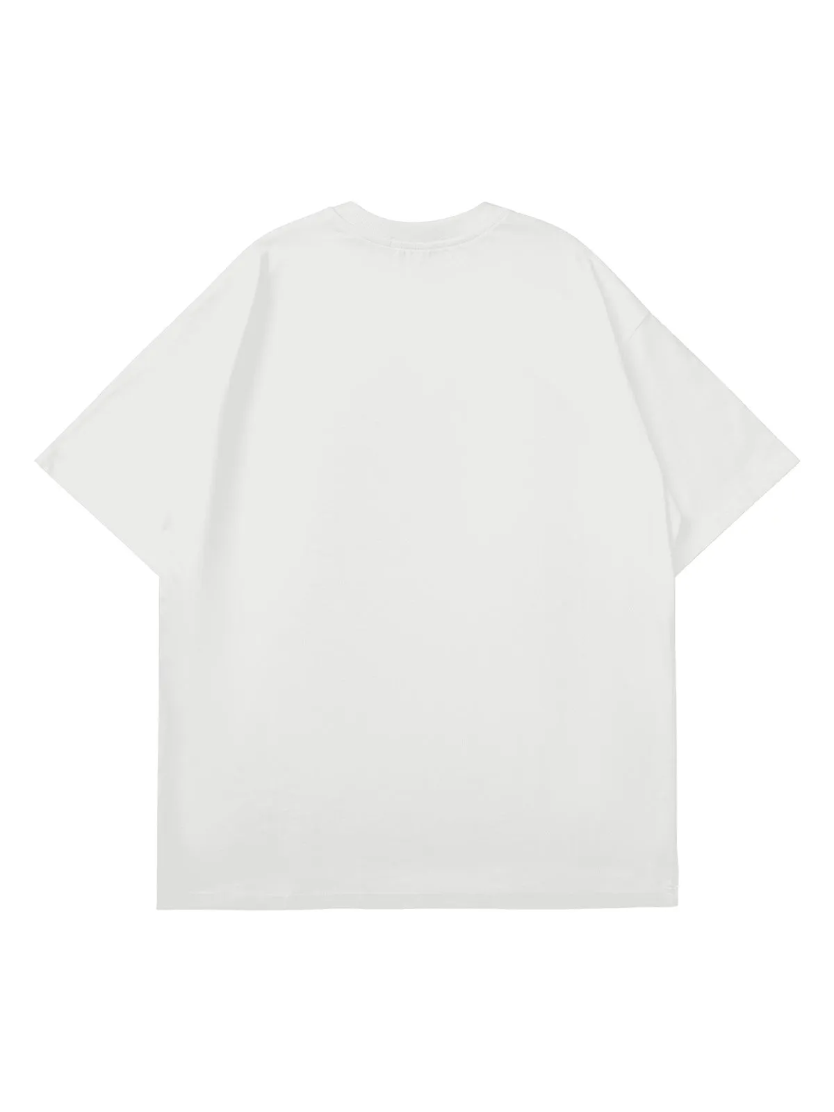 Thesupermade American Retro Letter Towel Embroidered T-shirt