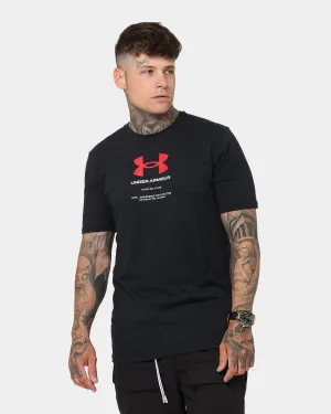 Under Armour Engineered Symbol Short Sleeve T-Shirt Black/Red