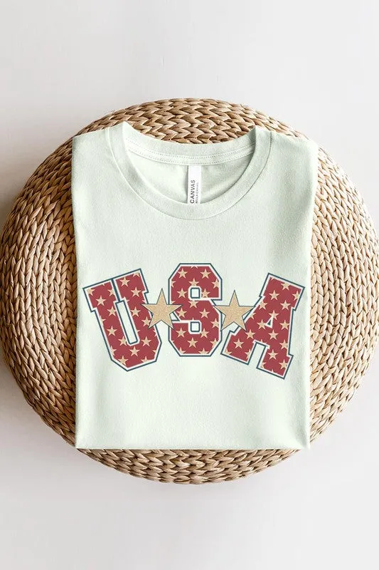 USA Star 4th of July America Graphic T Shirts