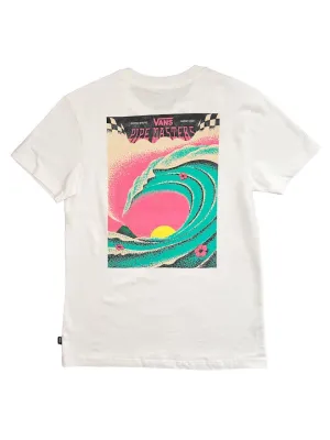 VANS 2024 PIPEMASTERS POSTER BFF WOMENS TEE - WHITE