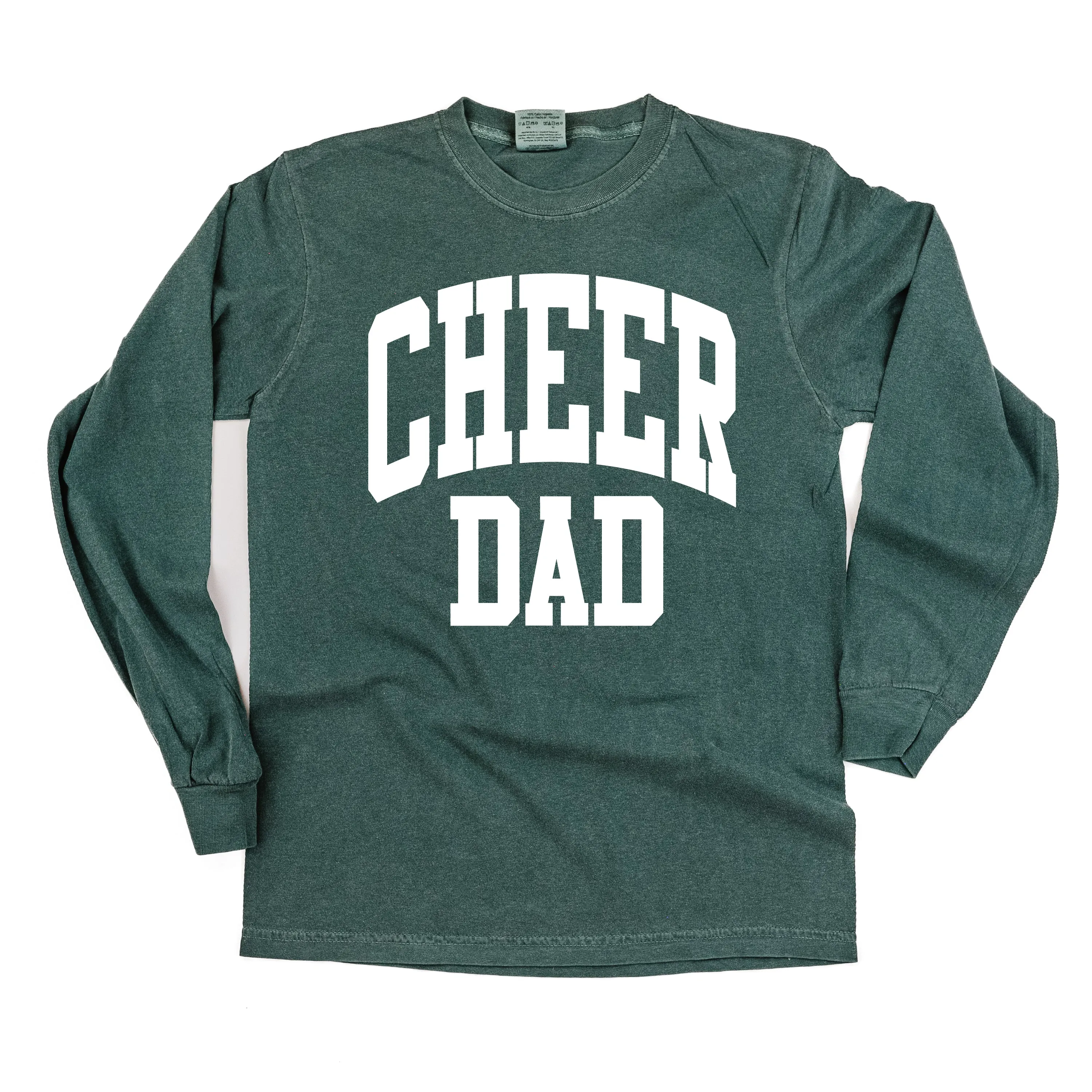 Varsity Style - CHEER DAD - LONG SLEEVE COMFORT COLORS TEE