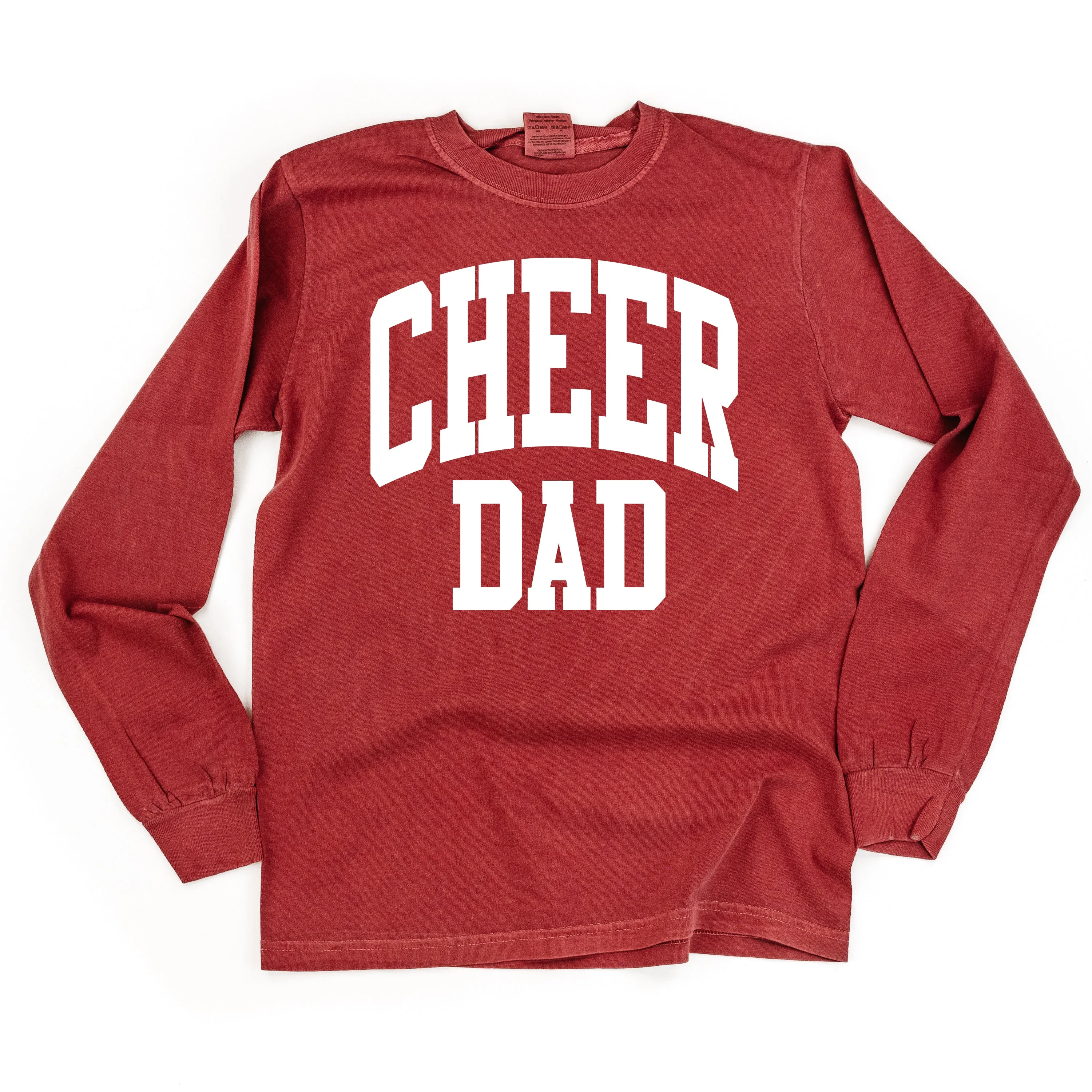 Varsity Style - CHEER DAD - LONG SLEEVE COMFORT COLORS TEE