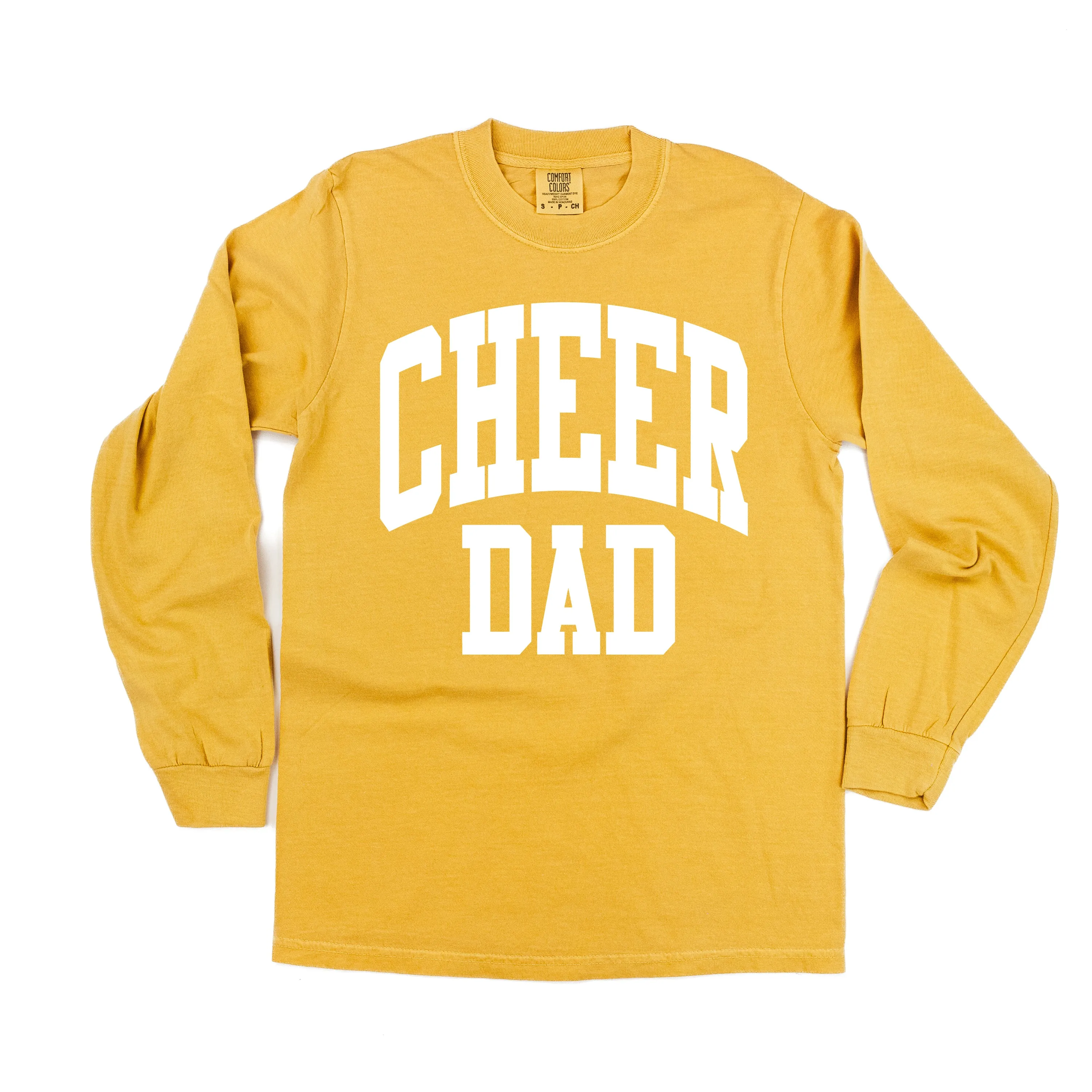 Varsity Style - CHEER DAD - LONG SLEEVE COMFORT COLORS TEE