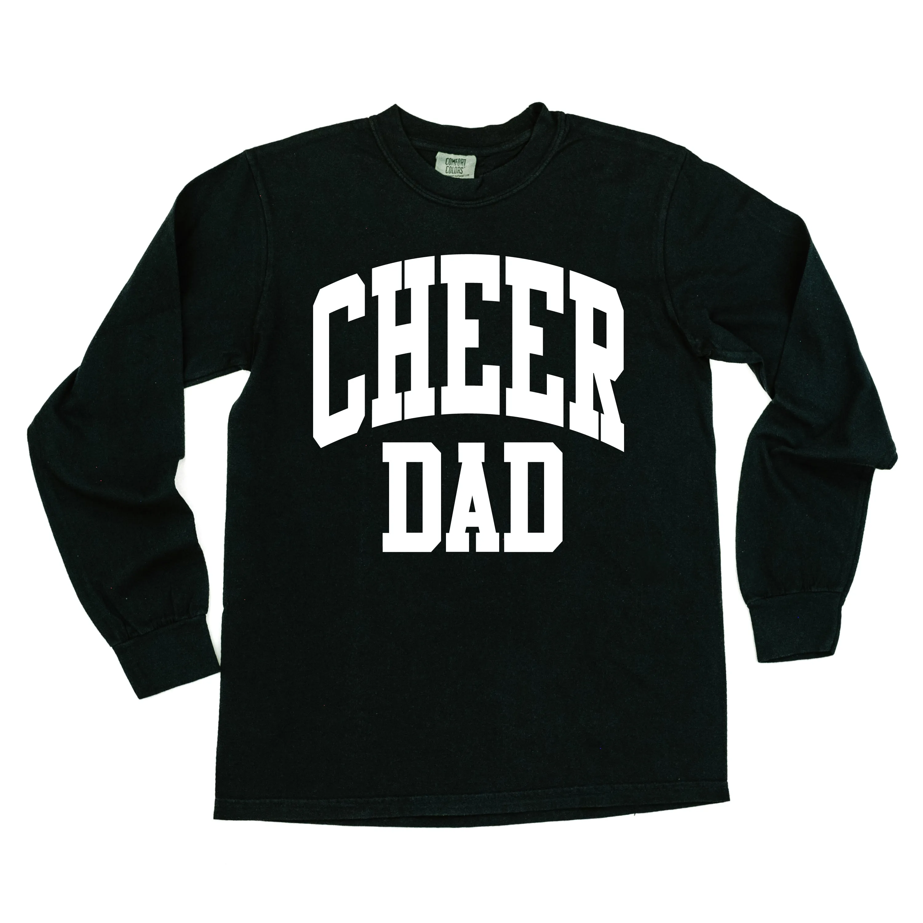 Varsity Style - CHEER DAD - LONG SLEEVE COMFORT COLORS TEE